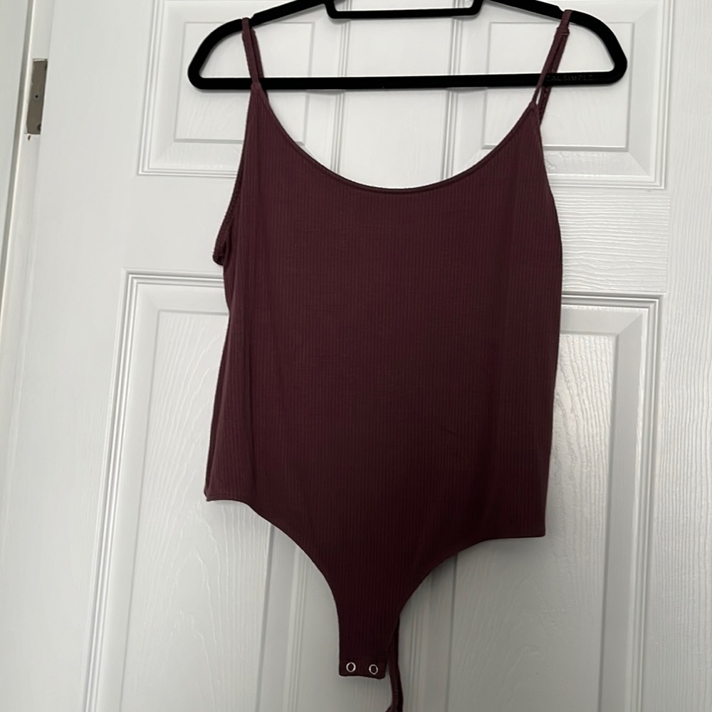 Express Muted Purple XL Tank Top Bodysuit